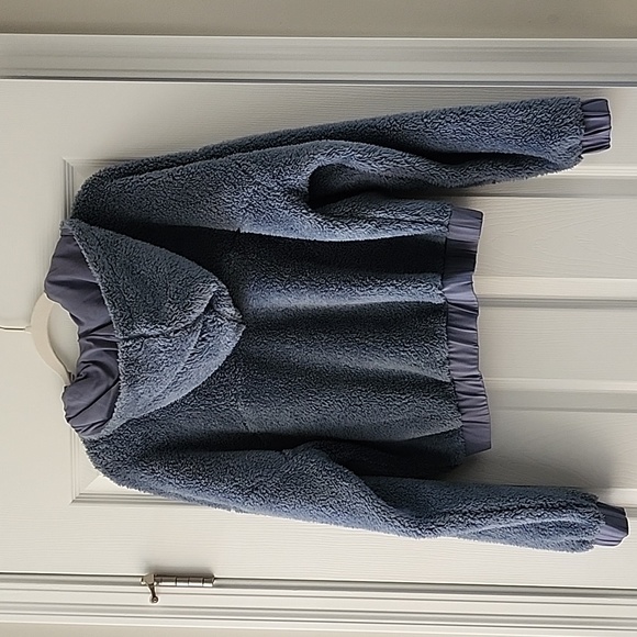 Girlfriend Collective Ocean Recycled Fleece Bomber Size Small - Picture 2 of 10